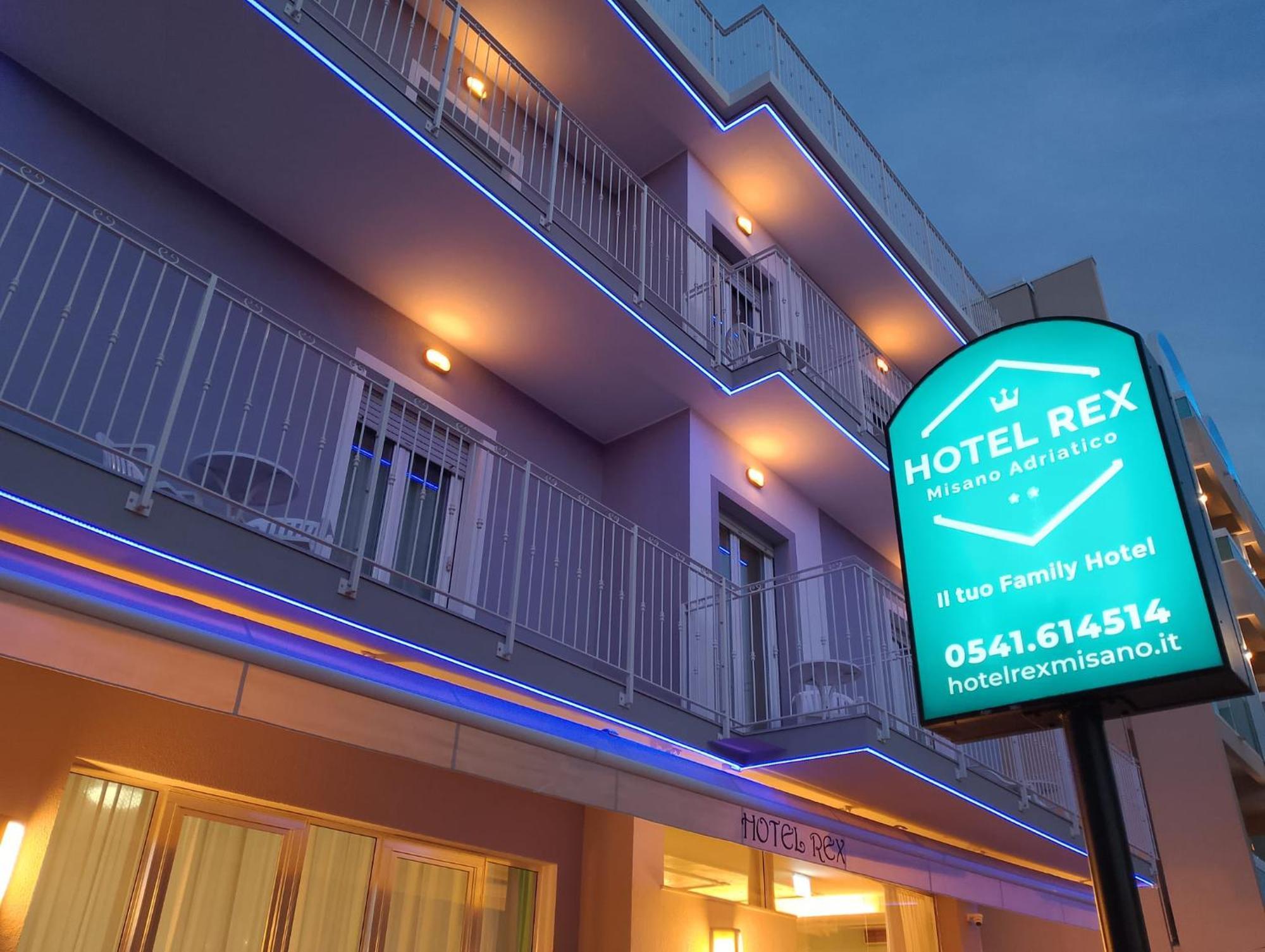 Hotel Rex Misano Adriatico Exterior foto