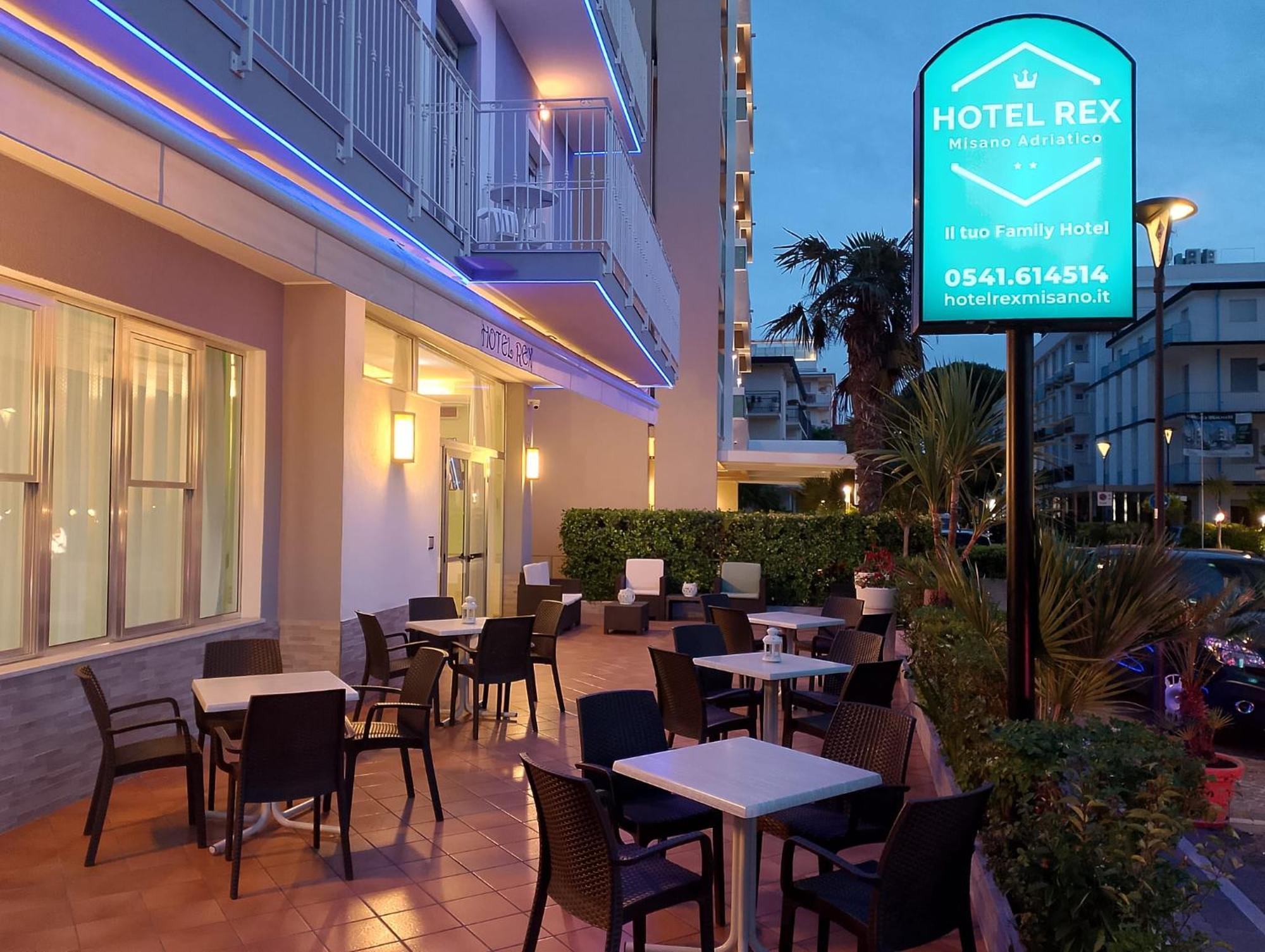 Hotel Rex Misano Adriatico Exterior foto