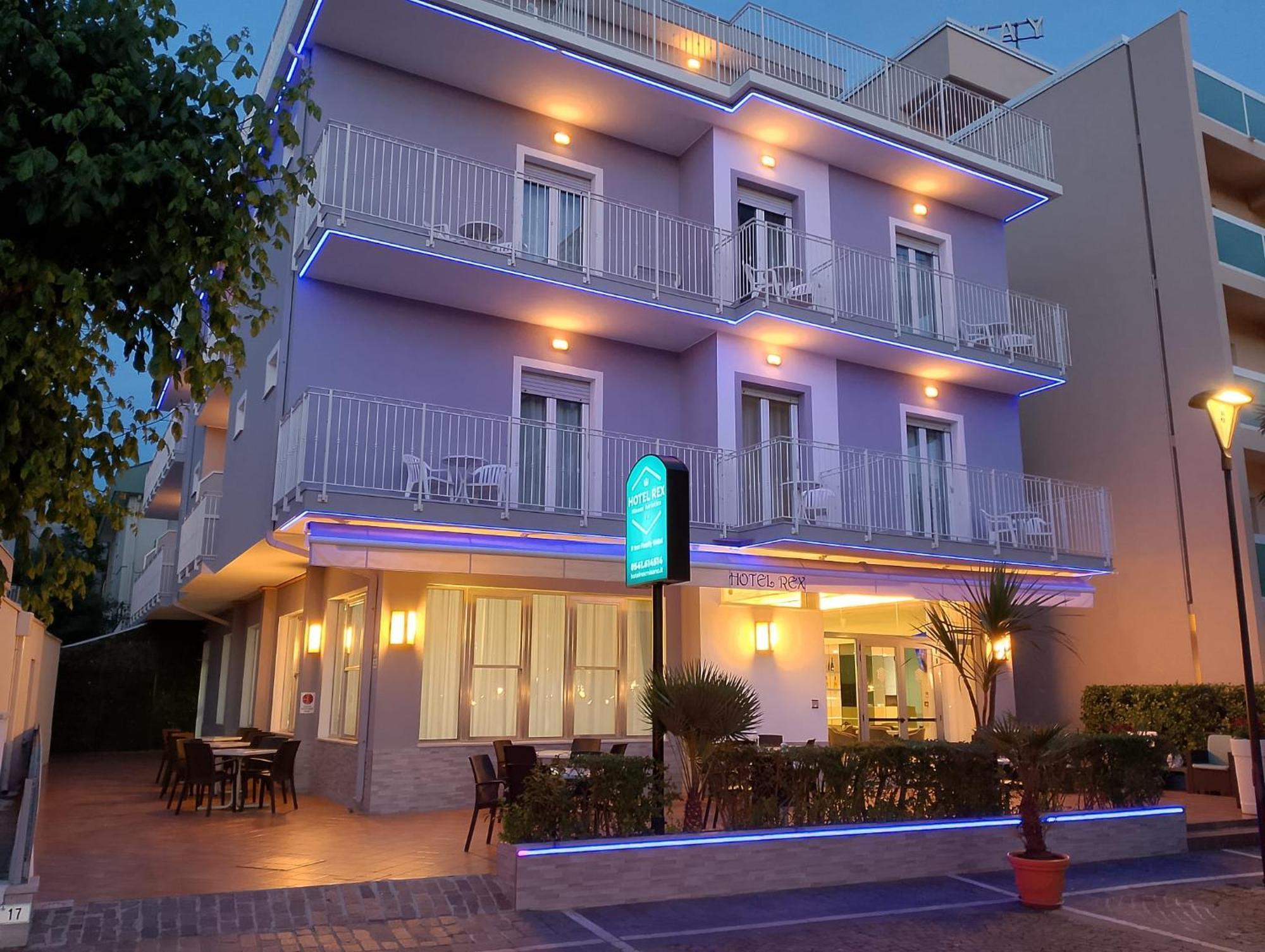 Hotel Rex Misano Adriatico Exterior foto