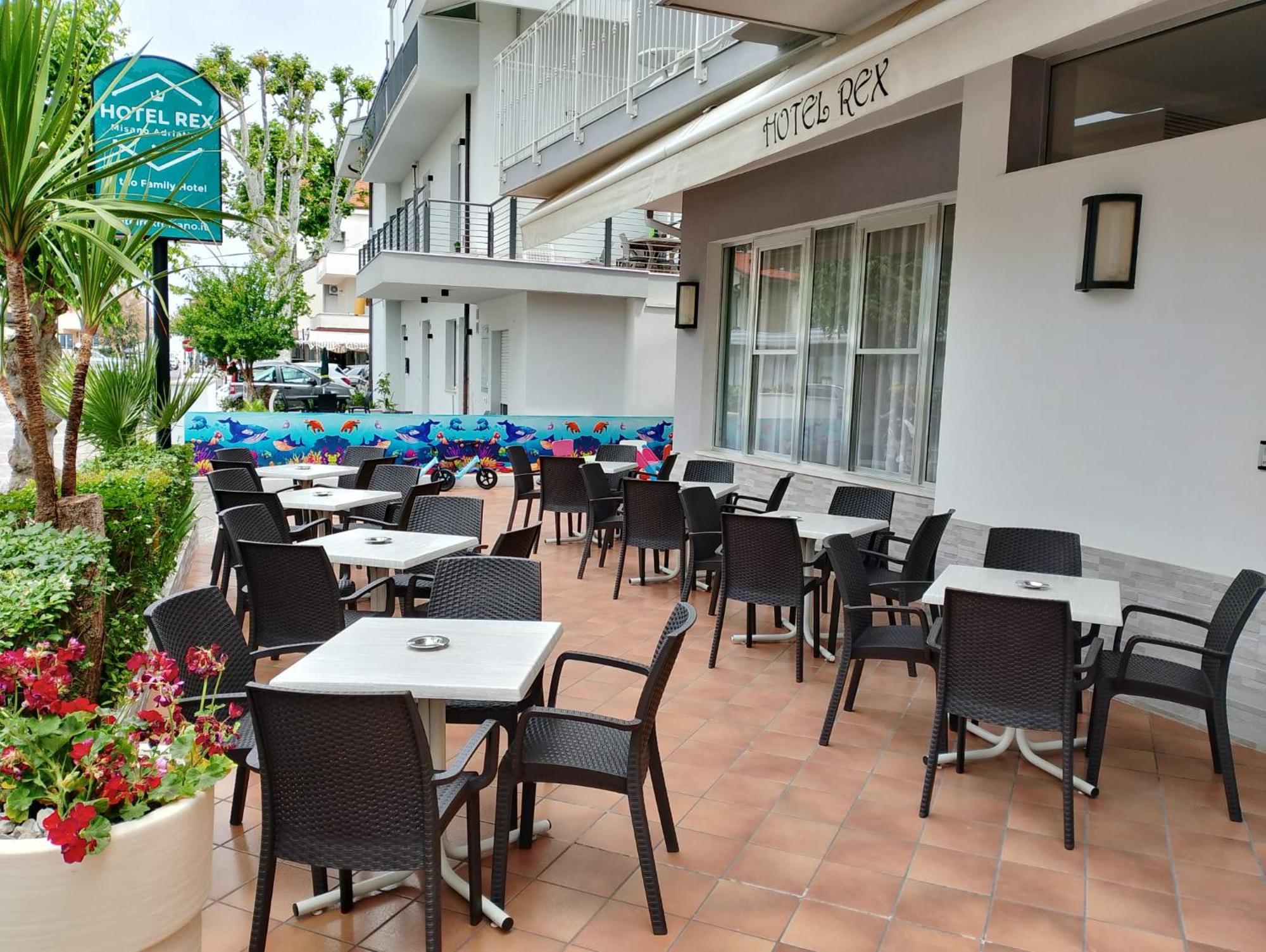 Hotel Rex Misano Adriatico Exterior foto